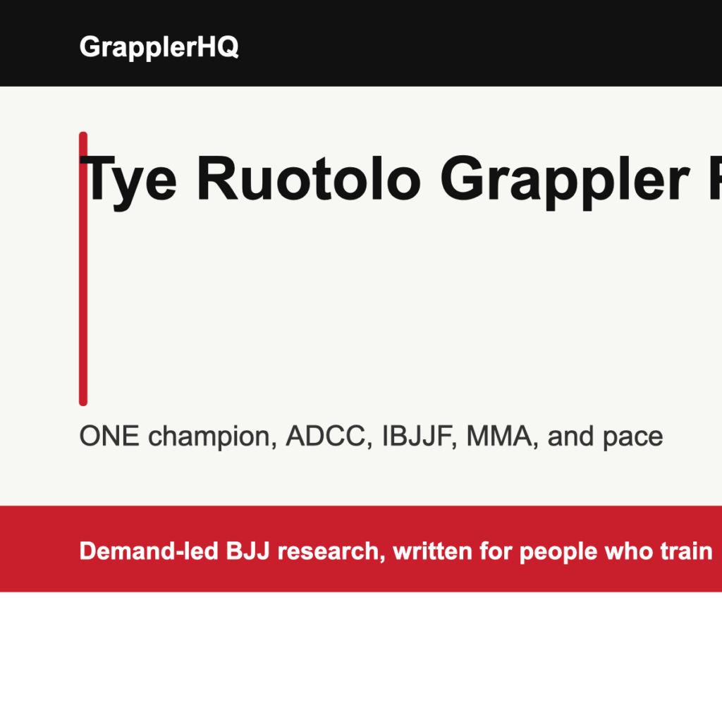 Tye Ruotolo grappler profile graphic for GrapplerHQ