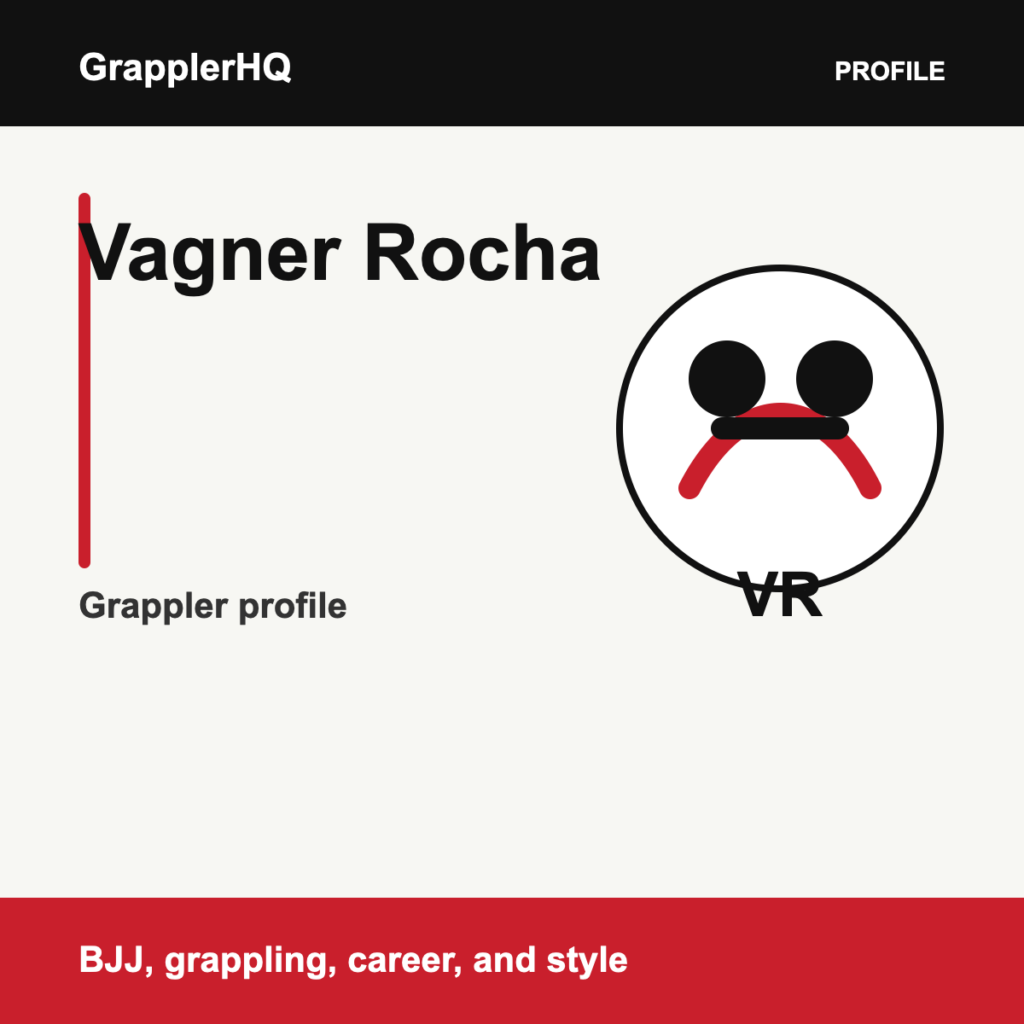 Vagner Rocha grappler profile graphic for GrapplerHQ
